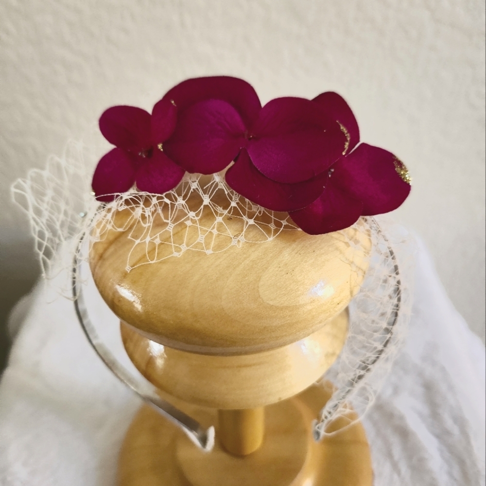 Handmade Orchid Headband